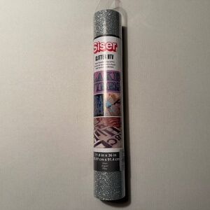 Siser Glitter HTV, 11.8 in. x 36 in., Silver